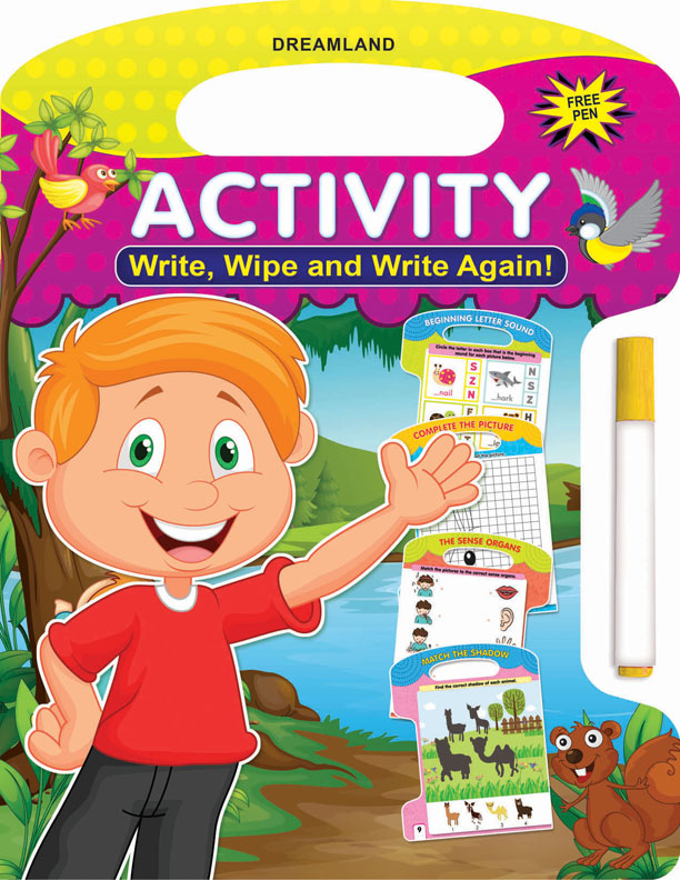 Colour & Activity Book for Books