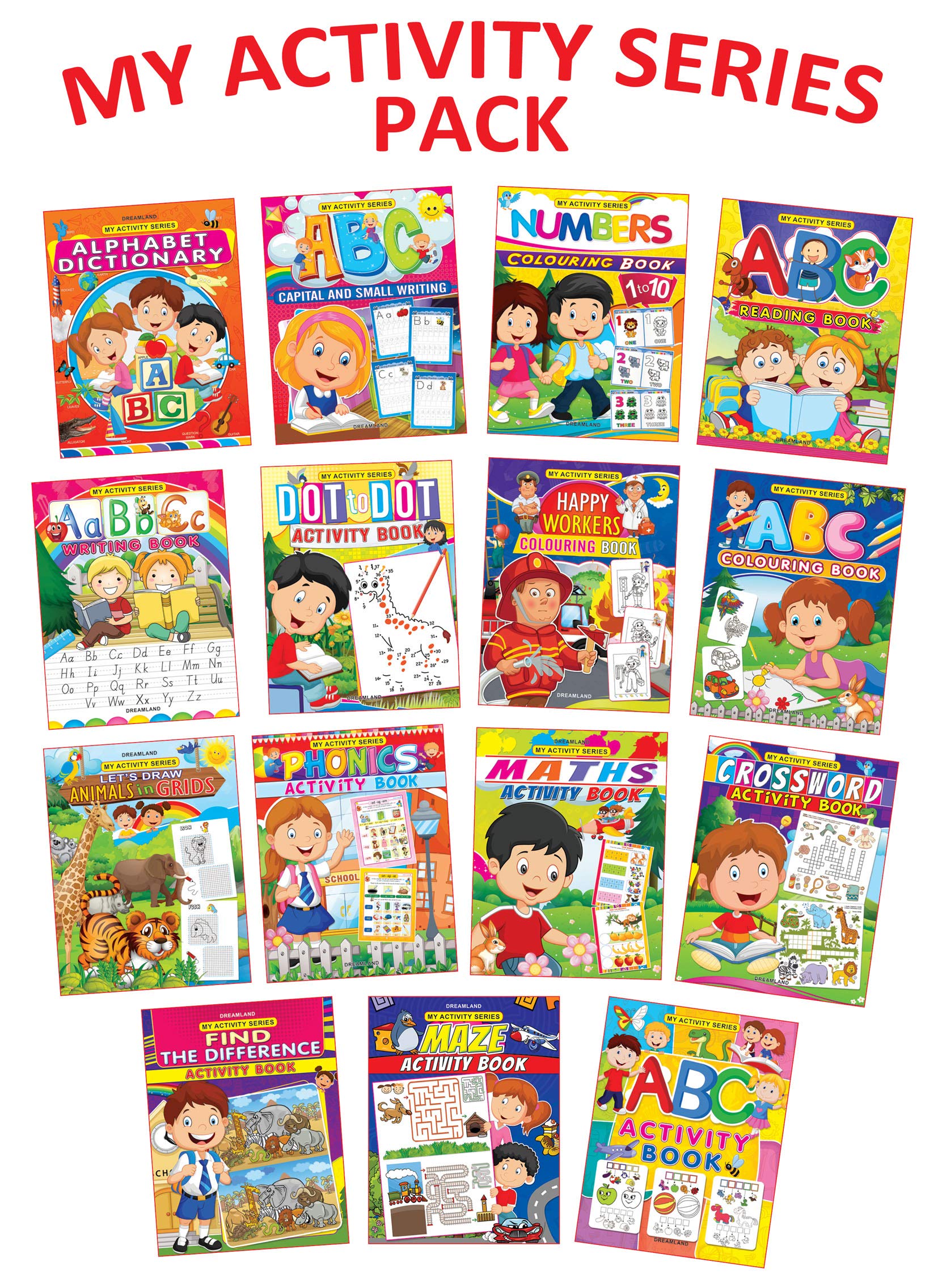 Colour & Activity Book for Books
