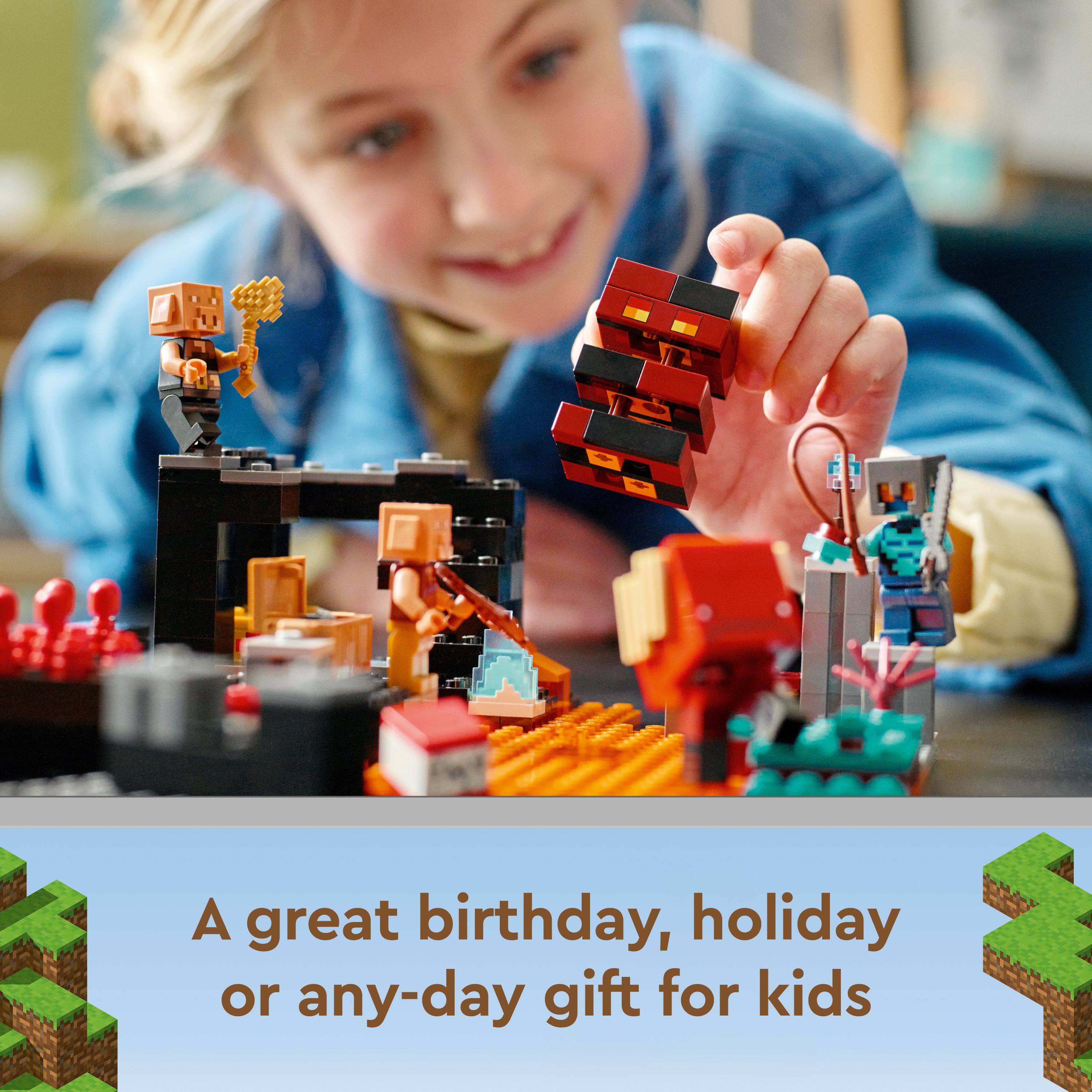 Box4blox Buy LEGO Minecraft The Nether Bastion 21185 Building