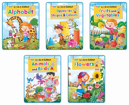 Colour & Activity Book for Books