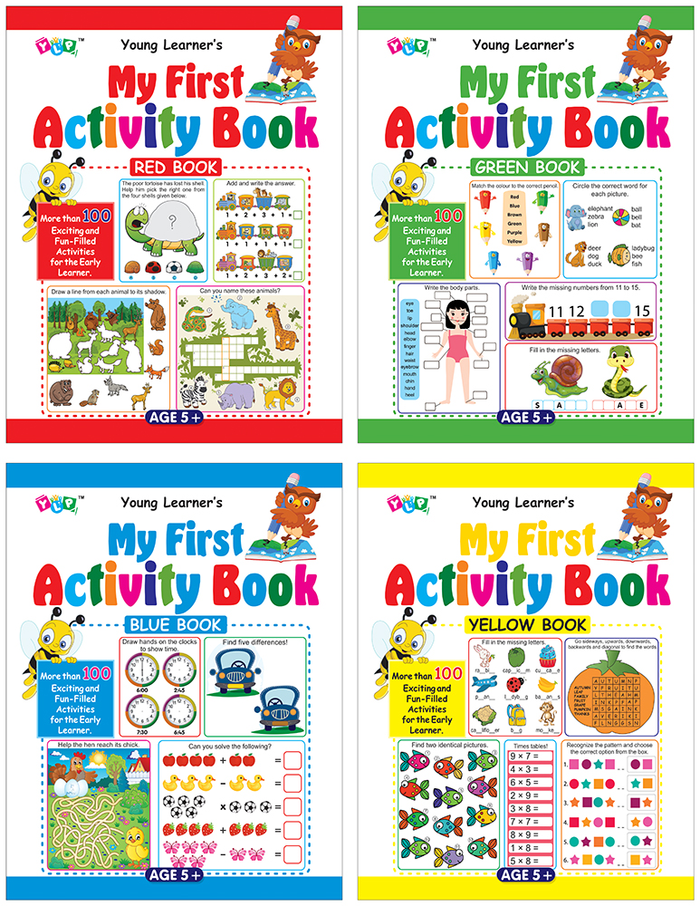 Colour & Activity Book for Books
