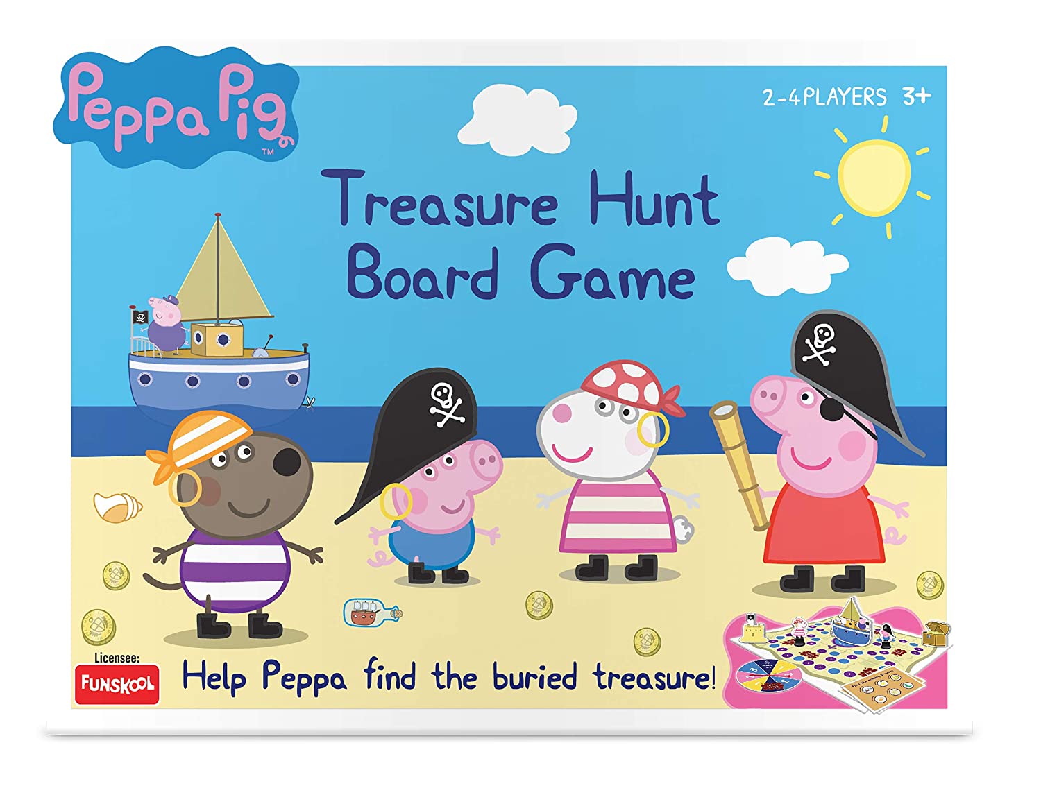 Buy Funskool Games Peppa Treasure Hunt Game Board Games | Toysrus® India  Official Online Store