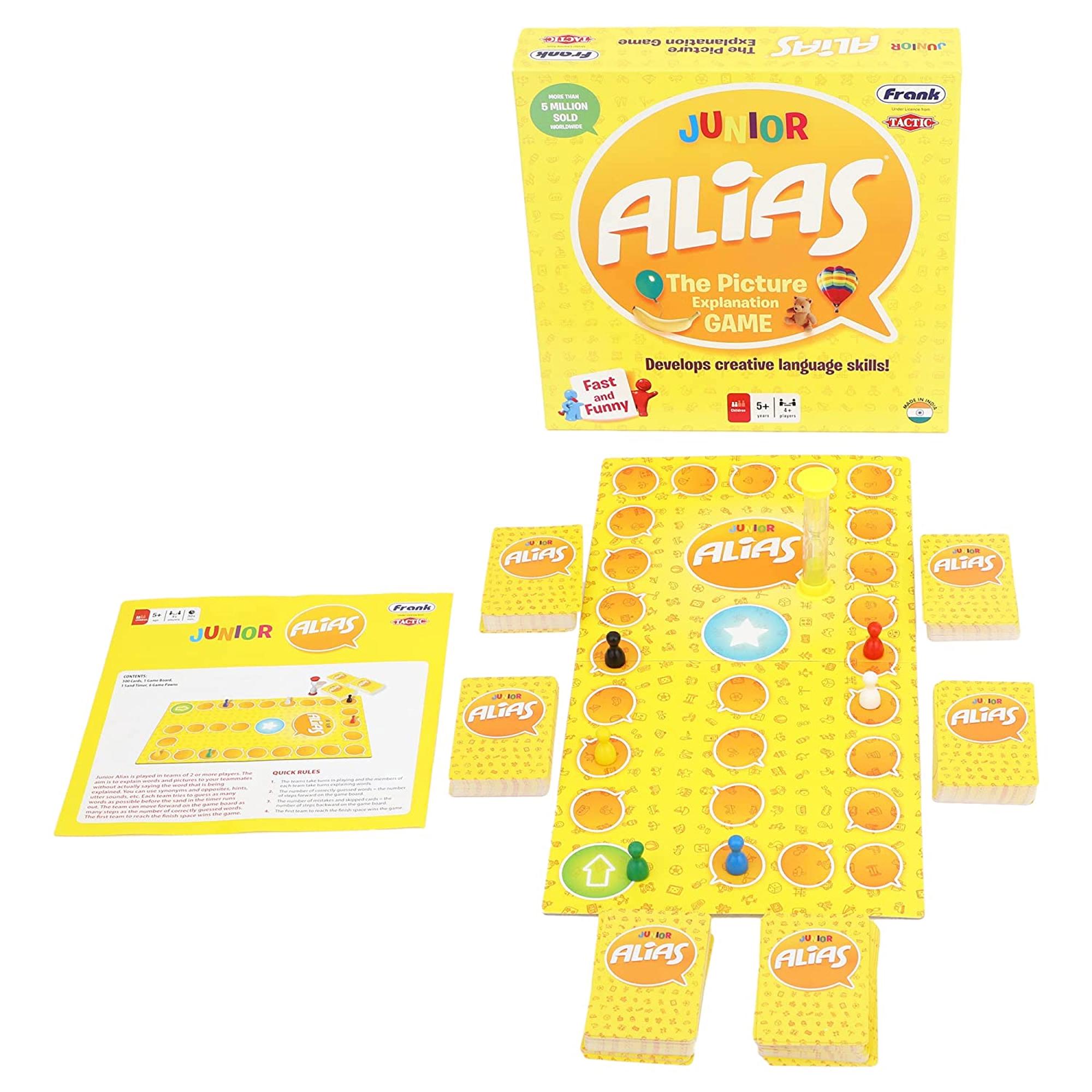 Buy Frank Junior Alias Board Game - Picture and Word Guessing Board Game  for Kids | Toysrus® India Official Online Store