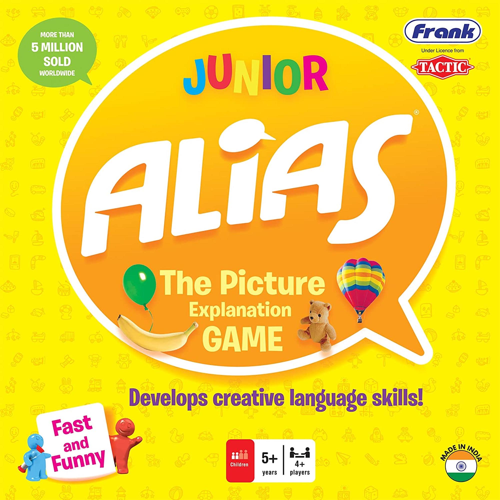 Buy Frank Junior Alias Board Game - Picture and Word Guessing Board Game  for Kids | Toysrus® India Official Online Store