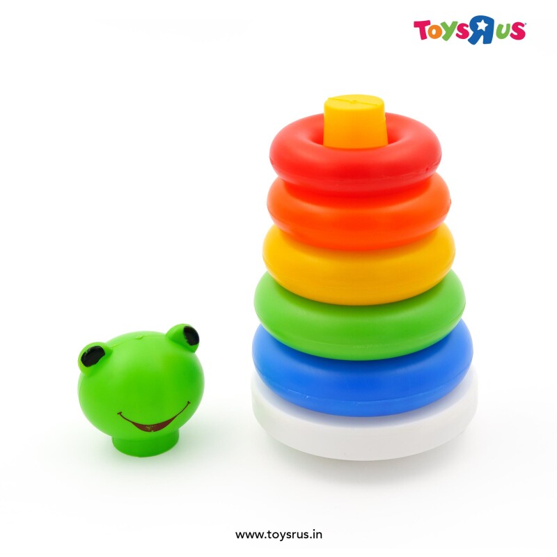 Buy Ratnas Frog Smiley Junior Colourful Stacking Ring Toy For Babies Toysrus India Official Online Store